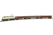 Lenz 43300-80 - 0 - 4-tlg. Güterzug BR 141 mit Hochbordwagen, DB, Ep. V - DC-Sound